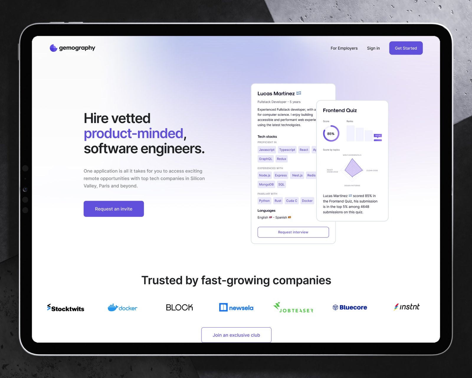 Gemography.com for Companies