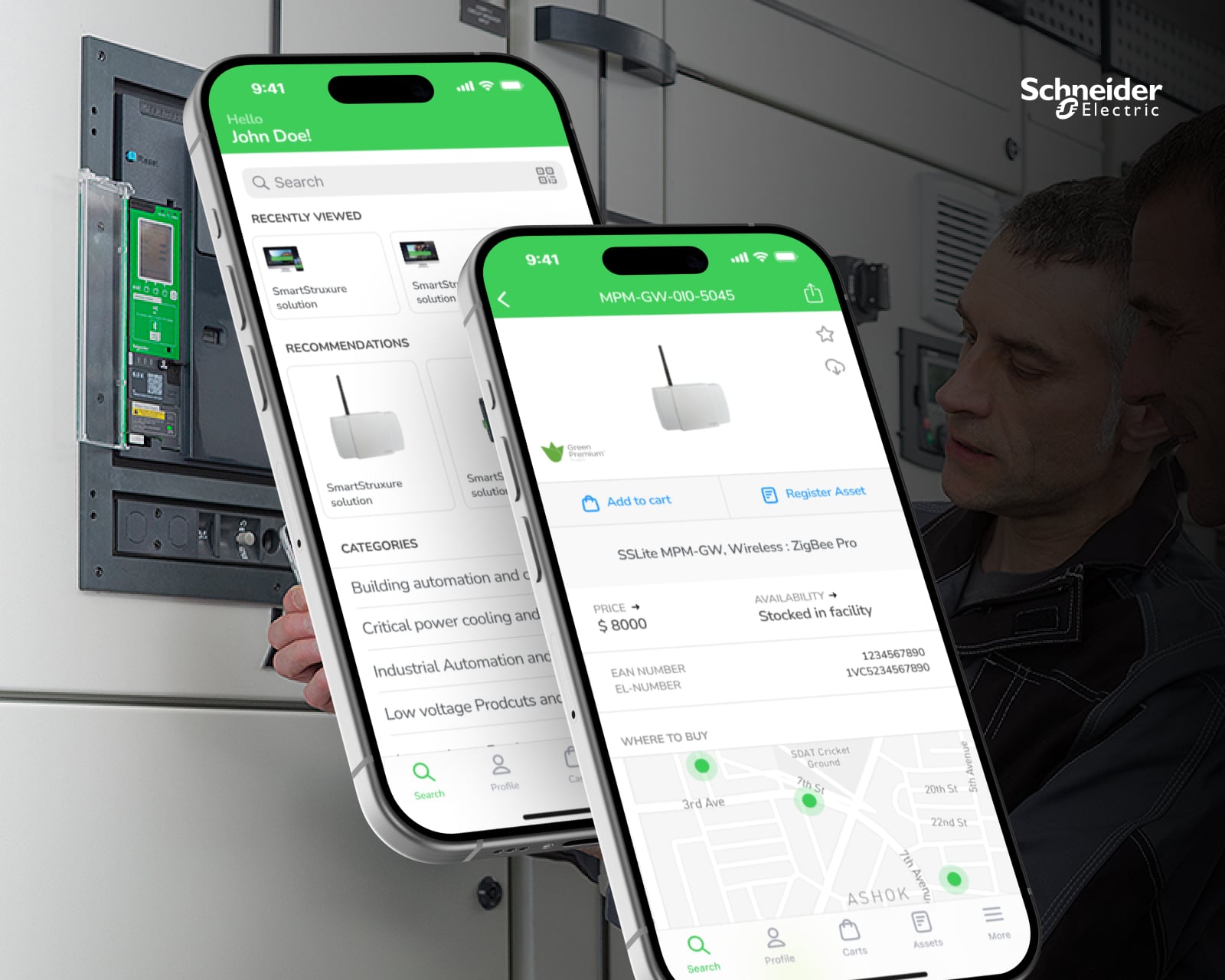 Redesign of the mySchneider App